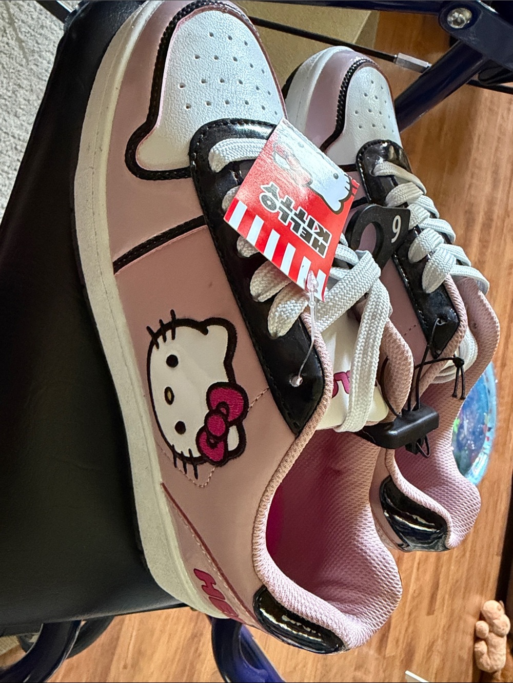 Hello Kitty Pink, White & Black Women’s Sneakers